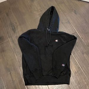 Men’s black champion hoodie